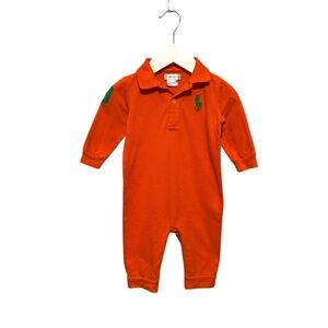 ⭐️ 5/$30 Polo Ralph Lauren Stripped One Piece Suit size 6 Months